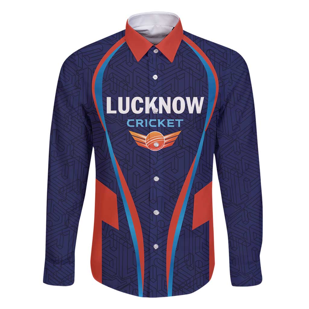 Custom Lucknow 2025 Cricket Super Giants Family Matching Long Sleeve Bodycon Dress and Hawaiian Shirt Hum Aa Rahe Hai