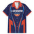 Custom Lucknow 2025 Cricket Super Giants Family Matching Mermaid Dress and Hawaiian Shirt Hum Aa Rahe Hai