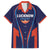 Custom Lucknow 2025 Cricket Super Giants Family Matching Off The Shoulder Long Sleeve Dress and Hawaiian Shirt Hum Aa Rahe Hai