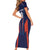 Custom Lucknow 2025 Cricket Super Giants Family Matching Short Sleeve Bodycon Dress and Hawaiian Shirt Hum Aa Rahe Hai