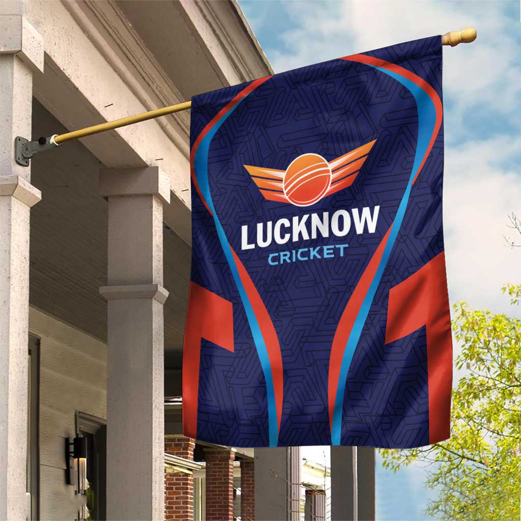 Lucknow 2025 Cricket Super Giants Garden Flag Hum Aa Rahe Hai