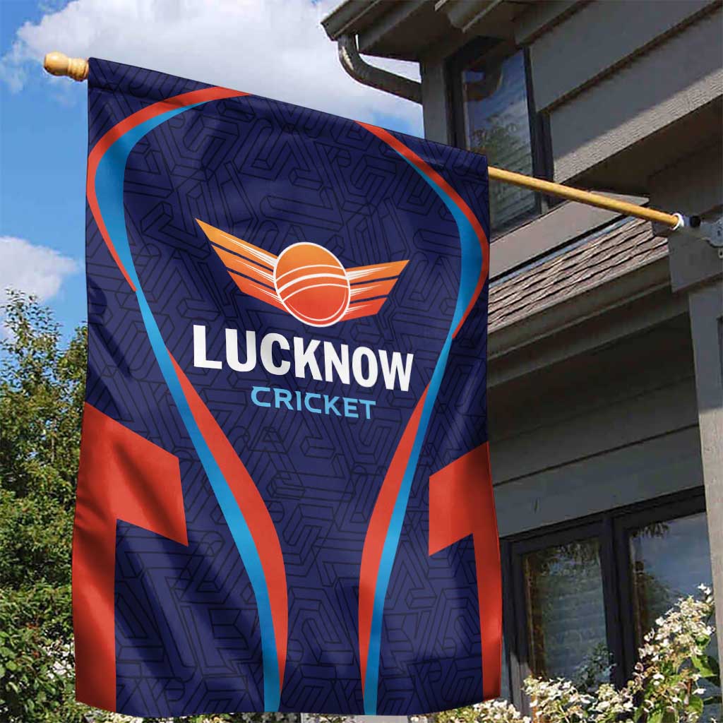 Lucknow 2025 Cricket Super Giants Garden Flag Hum Aa Rahe Hai