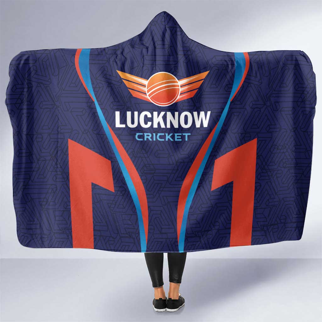 Lucknow 2025 Cricket Super Giants Hooded Blanket Hum Aa Rahe Hai