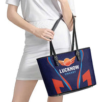 Lucknow 2025 Cricket Super Giants Leather Tote Bag Hum Aa Rahe Hai
