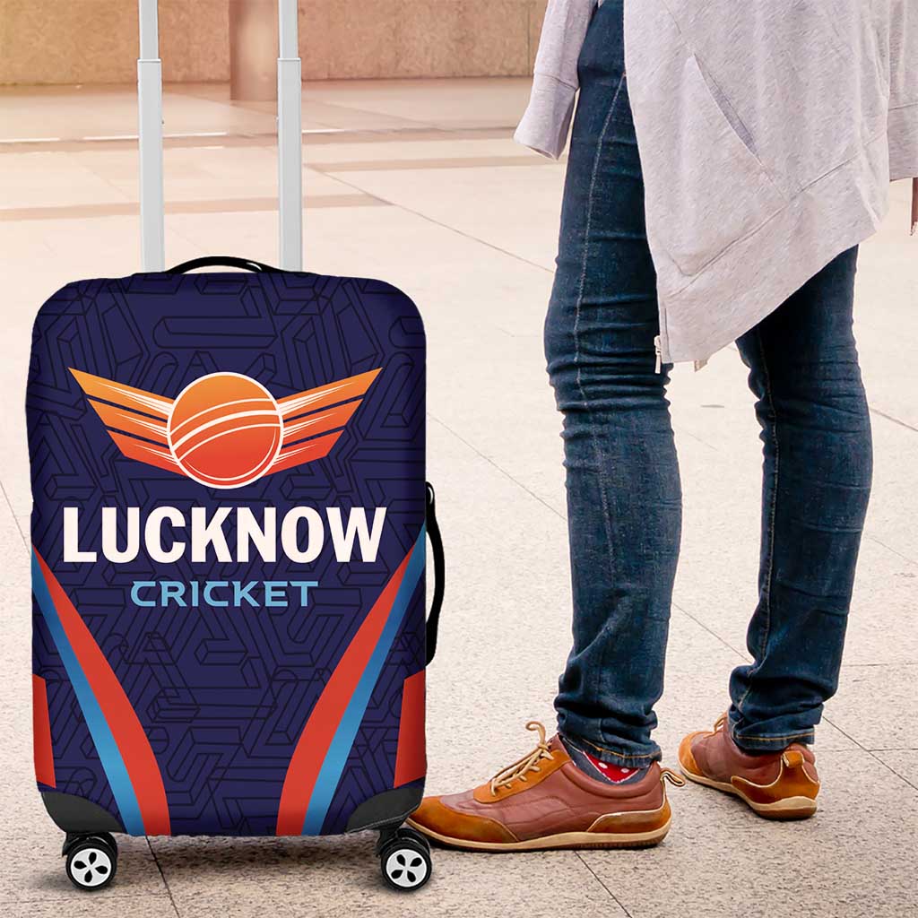 Lucknow 2025 Cricket Super Giants Luggage Cover Hum Aa Rahe Hai