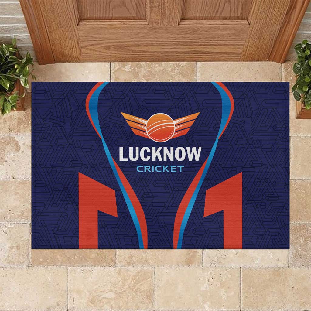 Lucknow 2025 Cricket Super Giants Rubber Doormat Hum Aa Rahe Hai