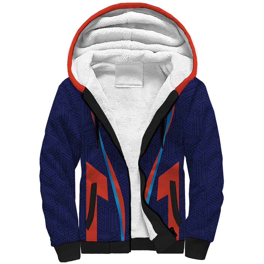 Custom Lucknow 2025 Cricket Super Giants Sherpa Hoodie Hum Aa Rahe Hai