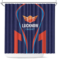 Lucknow 2025 Cricket Super Giants Shower Curtain Hum Aa Rahe Hai