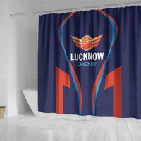Lucknow 2025 Cricket Super Giants Shower Curtain Hum Aa Rahe Hai