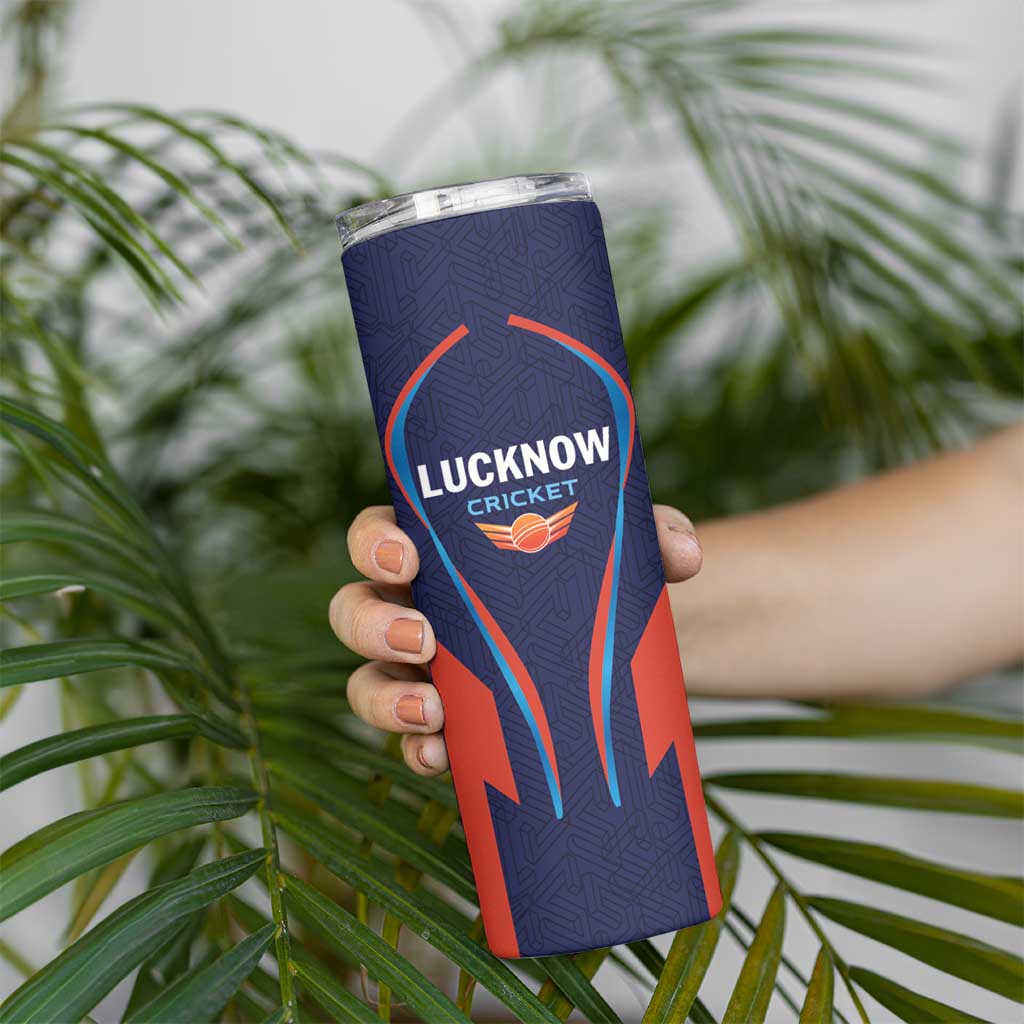 Custom Lucknow 2025 Cricket Super Giants Skinny Tumbler Hum Aa Rahe Hai