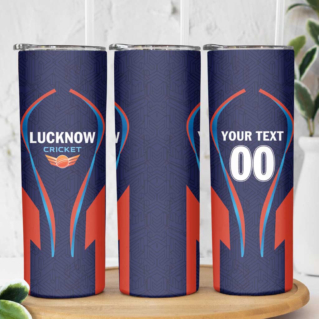 Custom Lucknow 2025 Cricket Super Giants Skinny Tumbler Hum Aa Rahe Hai