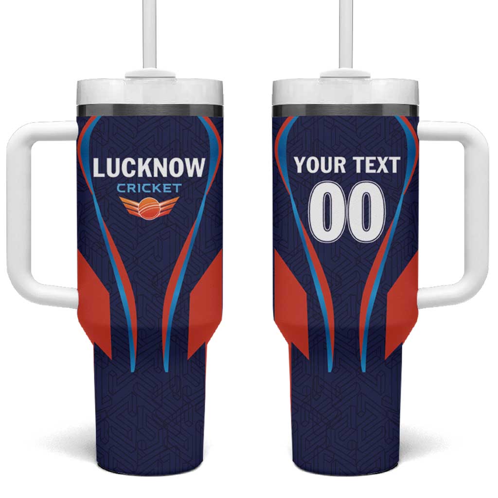 Custom Lucknow 2025 Cricket Super Giants Tumbler With Handle Hum Aa Rahe Hai