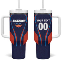 Custom Lucknow 2025 Cricket Super Giants Tumbler With Handle Hum Aa Rahe Hai