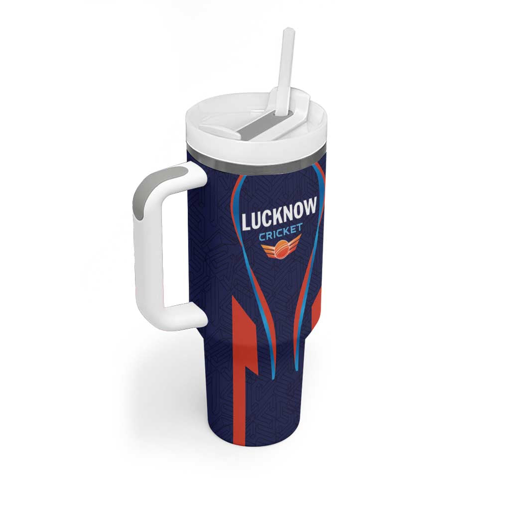 Custom Lucknow 2025 Cricket Super Giants Tumbler With Handle Hum Aa Rahe Hai