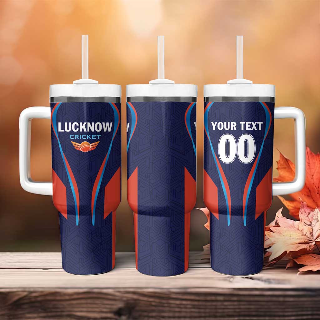 Custom Lucknow 2025 Cricket Super Giants Tumbler With Handle Hum Aa Rahe Hai