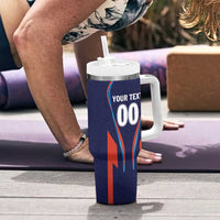 Custom Lucknow 2025 Cricket Super Giants Tumbler With Handle Hum Aa Rahe Hai