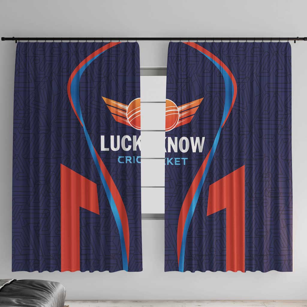 Lucknow 2025 Cricket Super Giants Window Curtain Hum Aa Rahe Hai