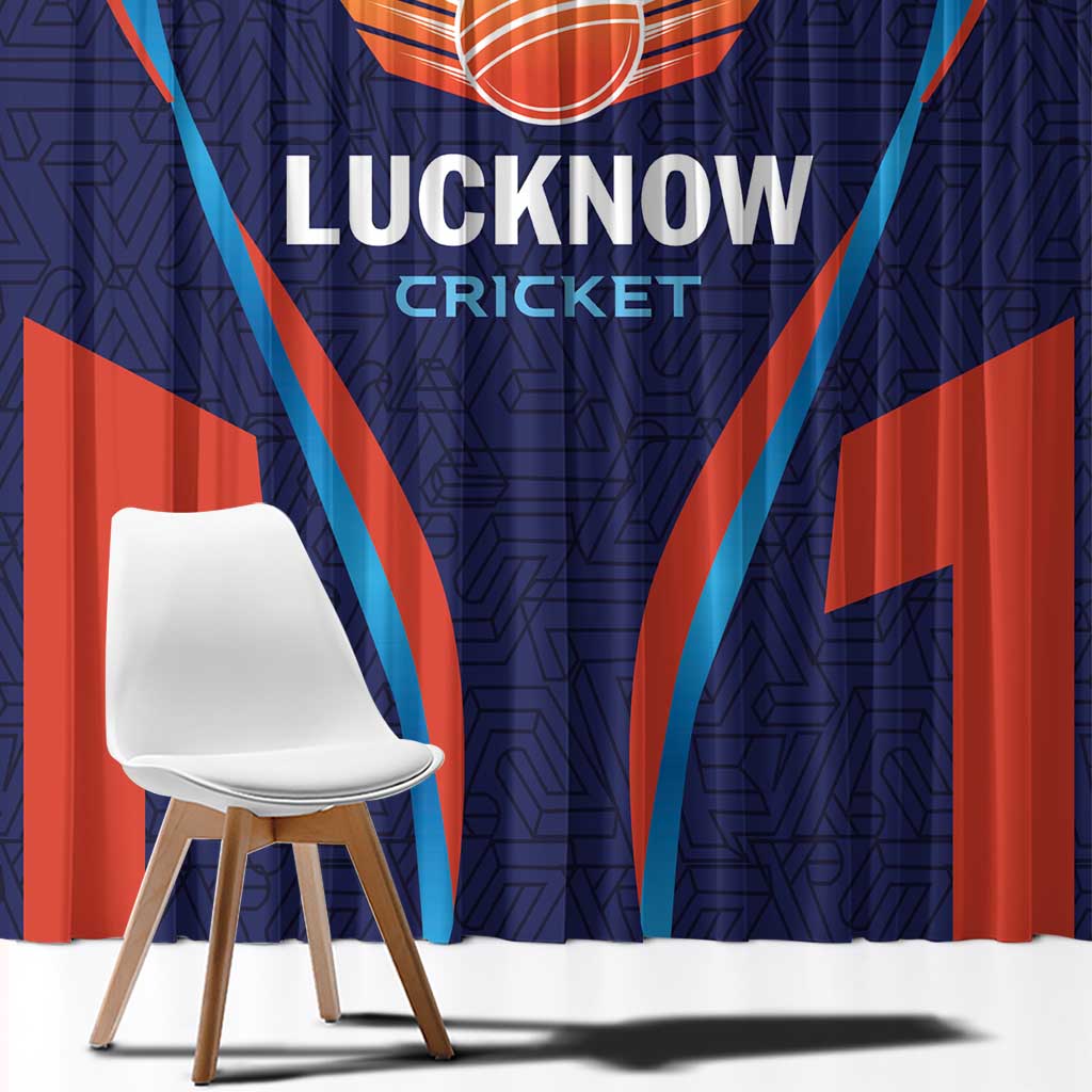 Lucknow 2025 Cricket Super Giants Window Curtain Hum Aa Rahe Hai