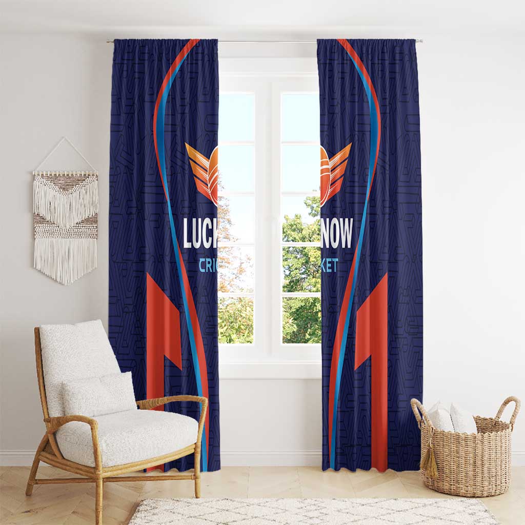 Lucknow 2025 Cricket Super Giants Window Curtain Hum Aa Rahe Hai