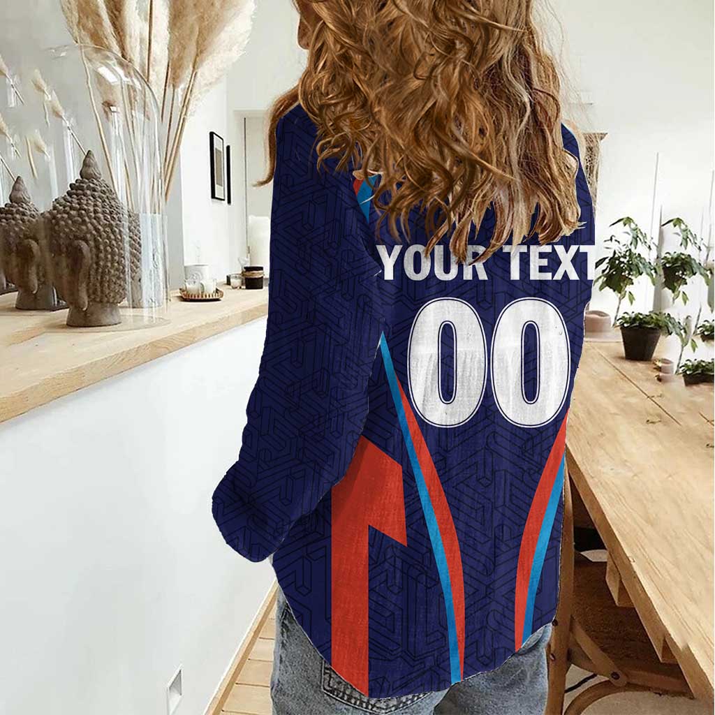 Custom Lucknow 2025 Cricket Super Giants Women Casual Shirt Hum Aa Rahe Hai