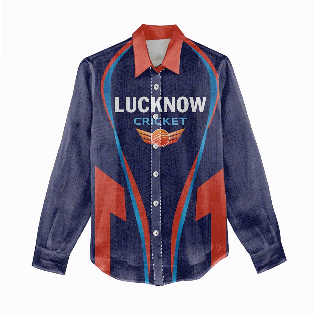 Custom Lucknow 2025 Cricket Super Giants Women Casual Shirt Hum Aa Rahe Hai