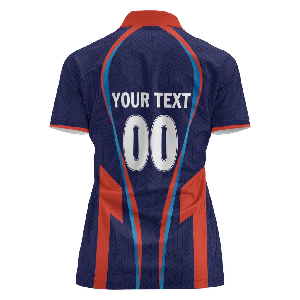 Custom Lucknow 2025 Cricket Super Giants Women Polo Shirt Hum Aa Rahe Hai