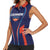 Custom Lucknow 2025 Cricket Super Giants Women Sleeveless Polo Shirt Hum Aa Rahe Hai