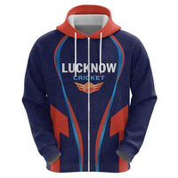 Custom Lucknow 2025 Cricket Super Giants Zip Hoodie Hum Aa Rahe Hai