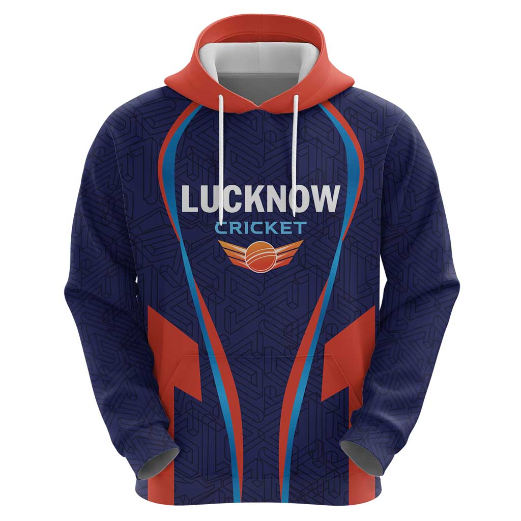 Custom Lucknow 2025 Cricket Super Giants Zip Hoodie Hum Aa Rahe Hai