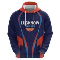 Custom Lucknow 2025 Cricket Super Giants Zip Hoodie Hum Aa Rahe Hai