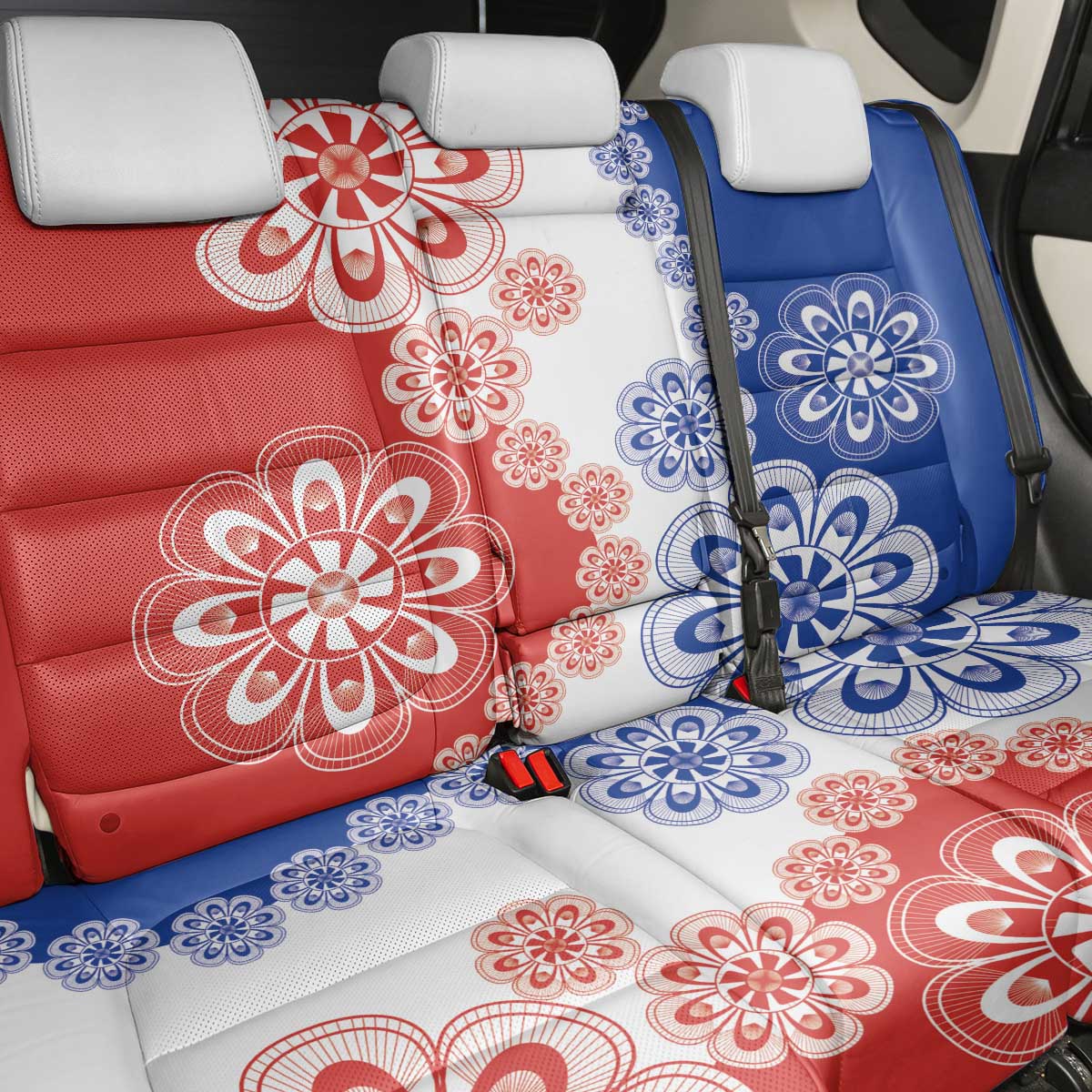 Paraguay Nanduti Traditional Lace Stylized Back Car Seat Cover