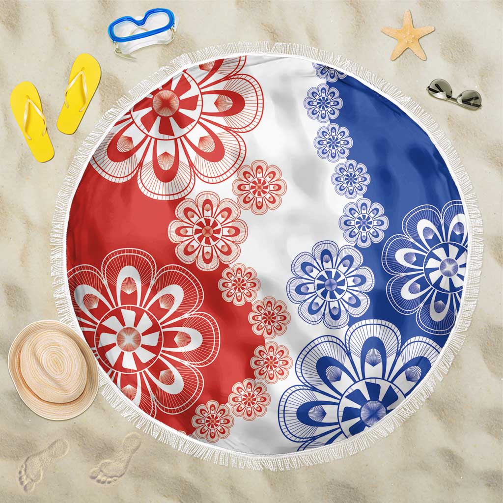 Paraguay Nanduti Traditional Lace Stylized Beach Blanket