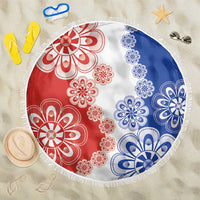 Paraguay Nanduti Traditional Lace Stylized Beach Blanket