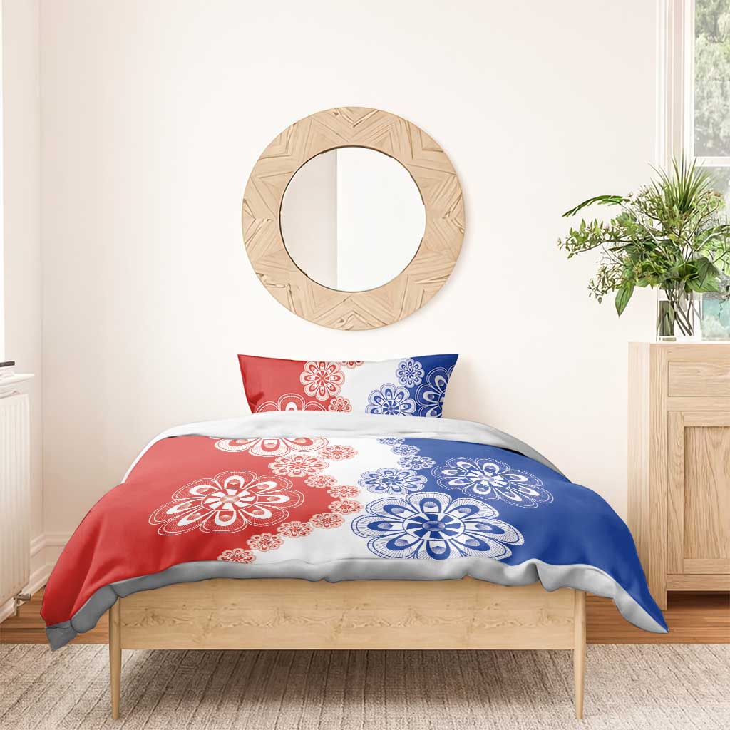 Paraguay Nanduti Traditional Lace Stylized Bedding Set