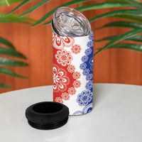 Paraguay Nanduti Traditional Lace Stylized 4 in 1 Can Cooler Tumbler