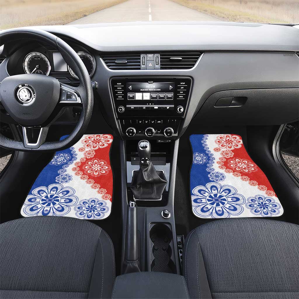 Paraguay Nanduti Traditional Lace Stylized Car Mats