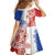 Paraguay Nanduti Traditional Lace Stylized Family Matching Long Sleeve Bodycon Dress and Hawaiian Shirt