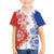 Paraguay Nanduti Traditional Lace Stylized Family Matching Off Shoulder Short Dress and Hawaiian Shirt