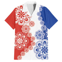 Paraguay Nanduti Traditional Lace Stylized Family Matching Summer Maxi Dress and Hawaiian Shirt