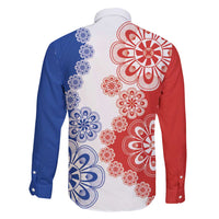 Paraguay Nanduti Traditional Lace Stylized Family Matching Summer Maxi Dress and Hawaiian Shirt