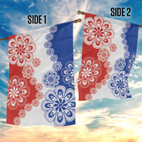 Paraguay Nanduti Traditional Lace Stylized Garden Flag