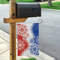 Paraguay Nanduti Traditional Lace Stylized Garden Flag