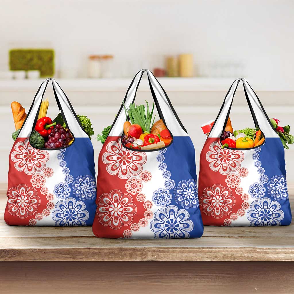 Paraguay Nanduti Traditional Lace Stylized Grocery Bag