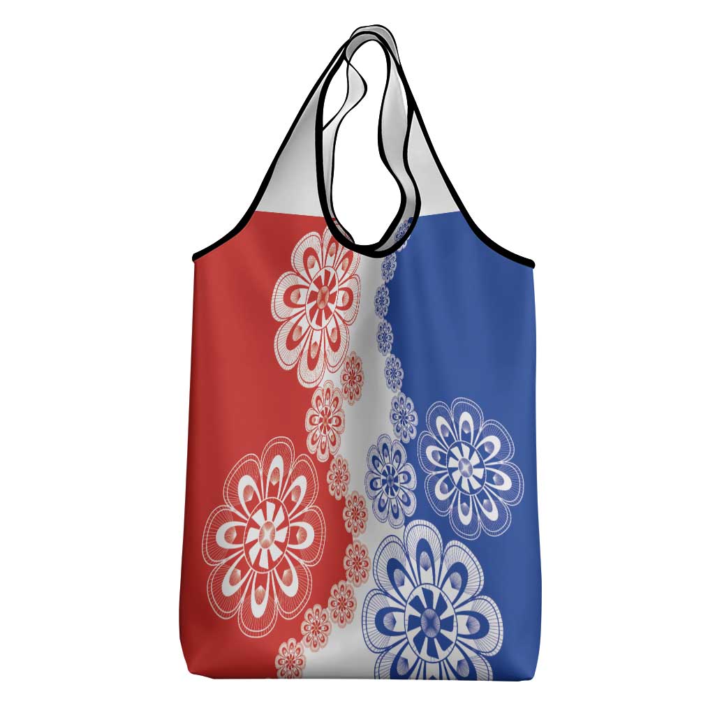 Paraguay Nanduti Traditional Lace Stylized Grocery Bag