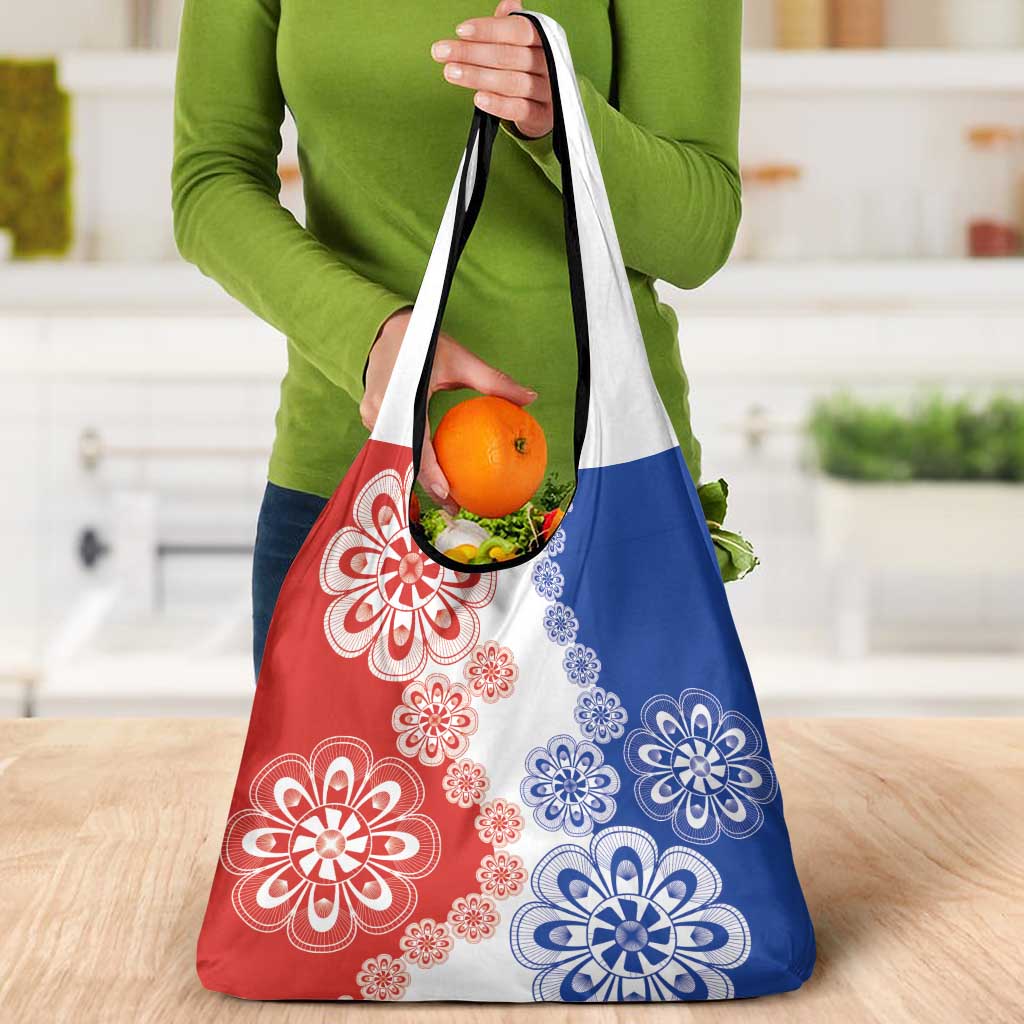 Paraguay Nanduti Traditional Lace Stylized Grocery Bag