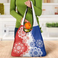 Paraguay Nanduti Traditional Lace Stylized Grocery Bag