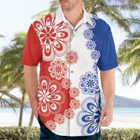 Paraguay Nanduti Traditional Lace Stylized Hawaiian Shirt