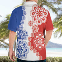 Paraguay Nanduti Traditional Lace Stylized Hawaiian Shirt