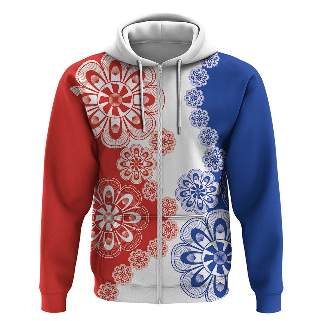 Paraguay Nanduti Traditional Lace Stylized Hoodie