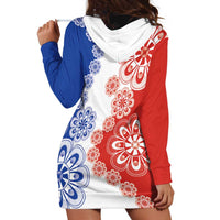 Paraguay Nanduti Traditional Lace Stylized Hoodie Dress